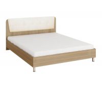 Кровать "Бриз 54.13" с мягким изголовьем (1600)"
