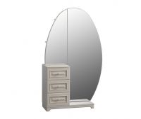 Шкаф комбинированный "Белла" с зеркалом"
