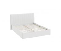 Кровать "Адель" 1600 с мягким изголовьем (Белый)"