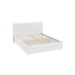 Кровать "Адель" 1600 с мягким изголовьем и подъемным механизмом (Белый)"