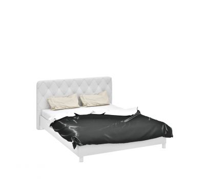 Кровать "Амели" двуспальная кровать с мягкой спинкой"
