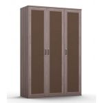 Шкаф для одежды "Gloss" 03 с экокожей"
