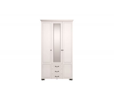 Шкаф для одежды "Лукреция" с ящиками 3-х дверный (с зеркалом) мод. 2"