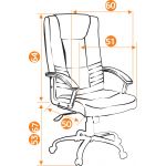 Офисное кресло "Maxima" (Максима) хром