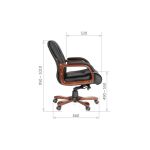 Офисное кресло "CHAIRMAN 653 М" (кожа)