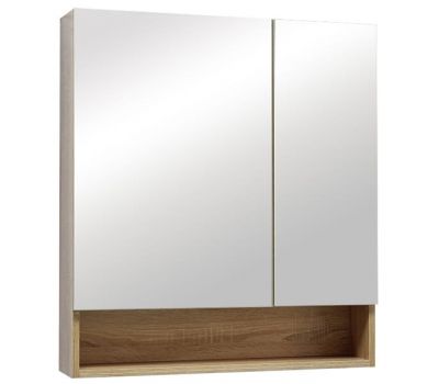 Шкаф-зеркало "Фостер 60" без подсветки, с нишей